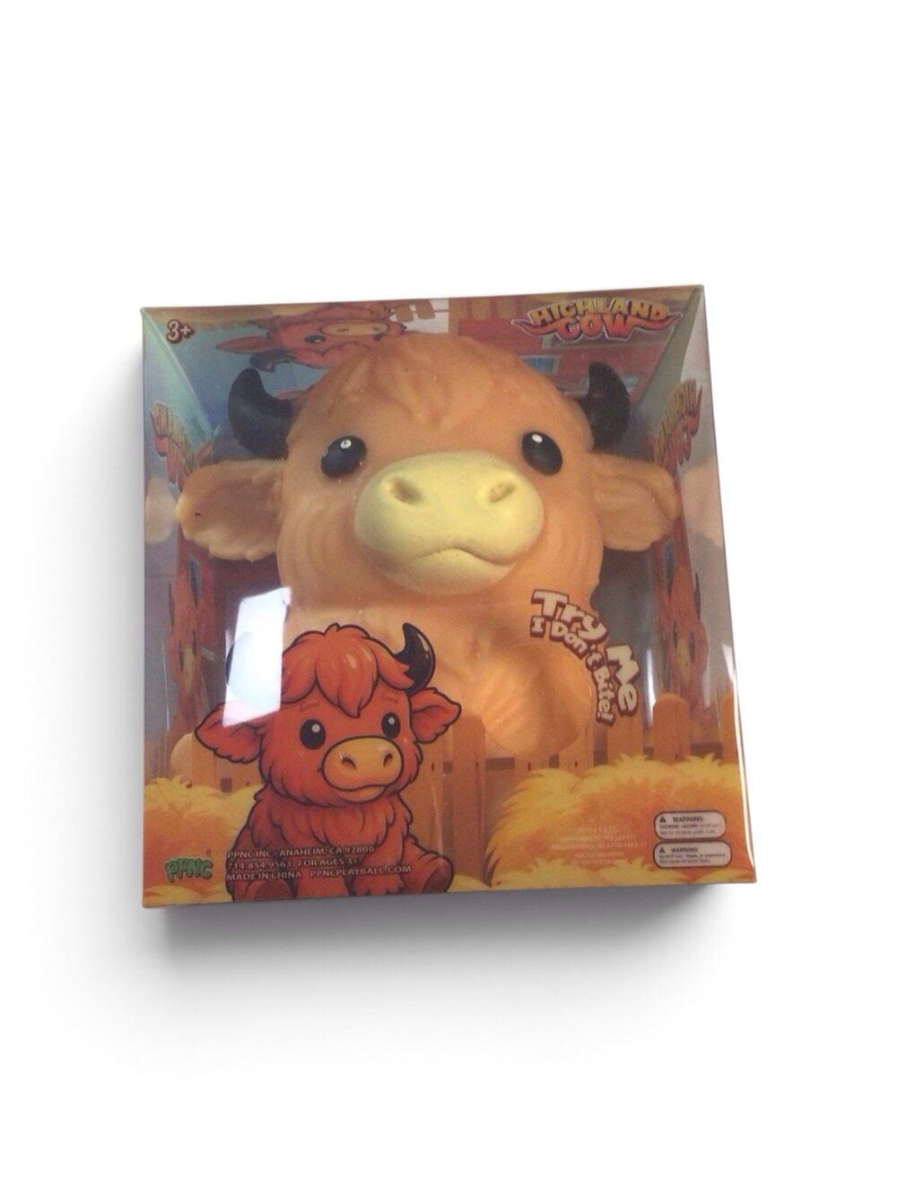 Highland Cow Squishy Toy Animal Stress Relief Sensory Viral Squishy Toy PPNC NEW